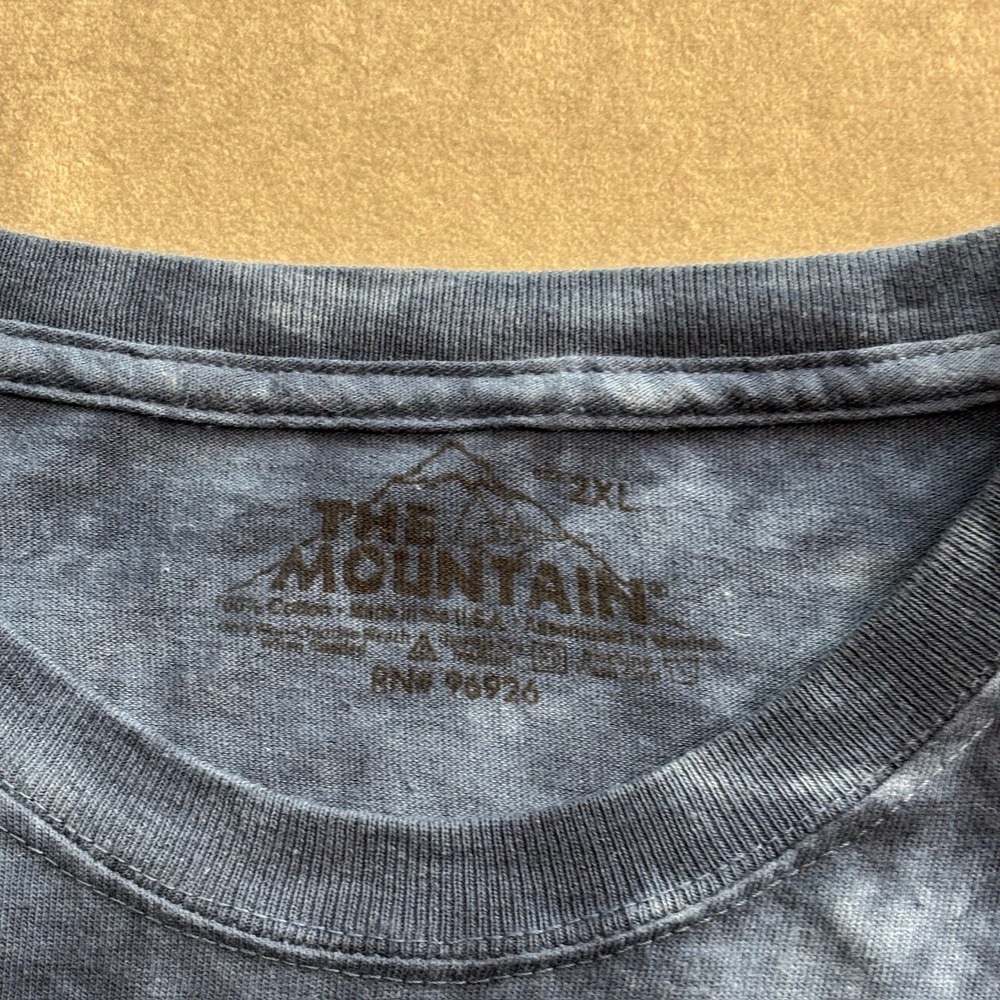 The Mountain Angel Graphic T Shirt Tie Dye Fantasy Print Men's 2XL - Picture 2 of 11